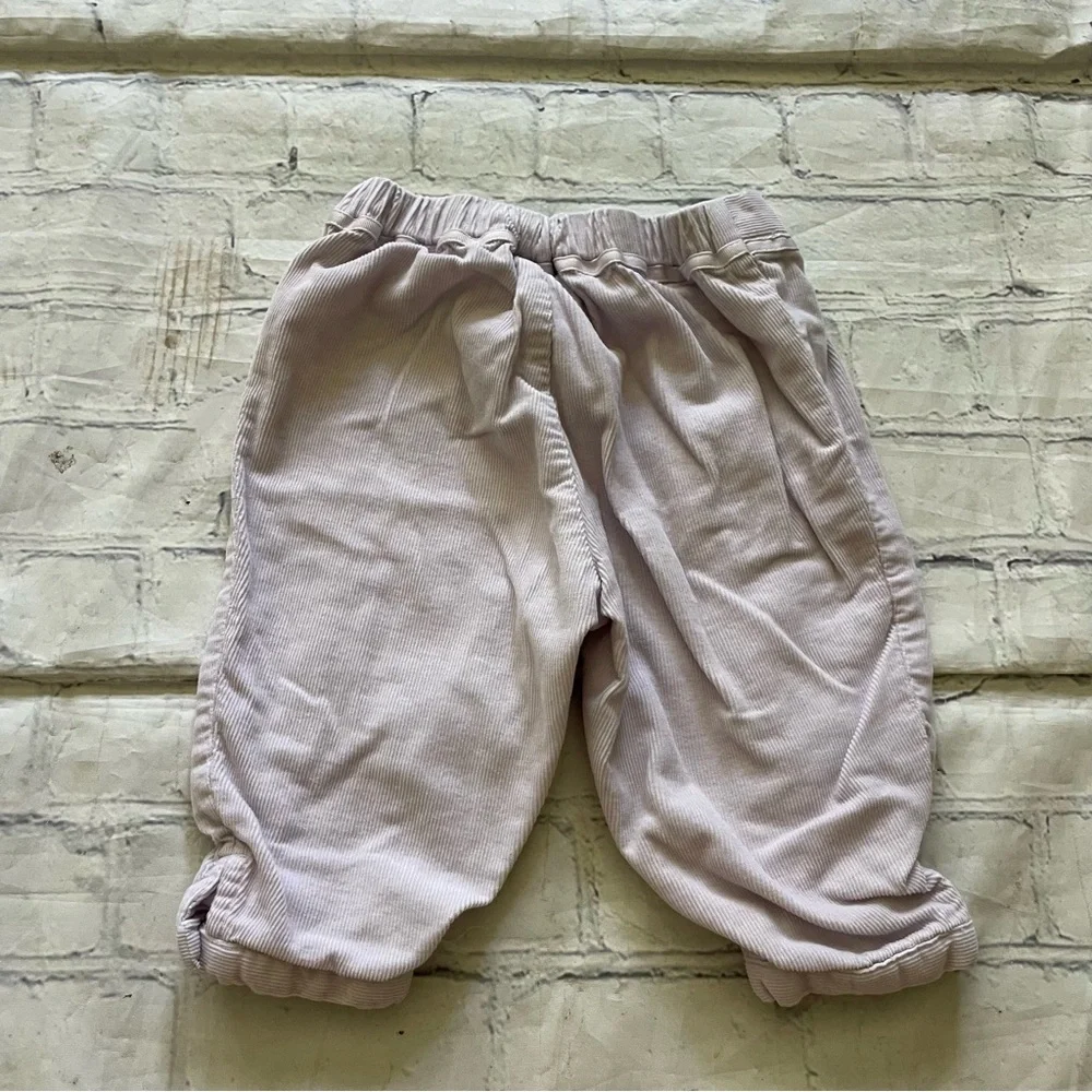 Girls Janie and Jack Light Lavendar Corduroy Pants